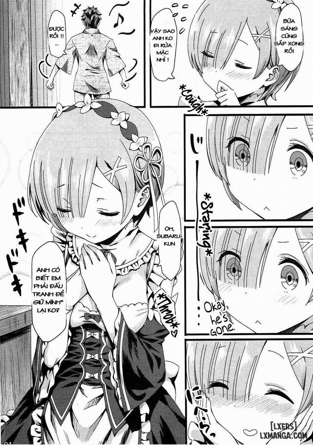HentaiVN.net - Ảnh 3 - Re: Zero Kara Hajimeru Isekai Icha Love Seikatsu [Câu chuyện tình của Rem và Subaru] - Chap 1
