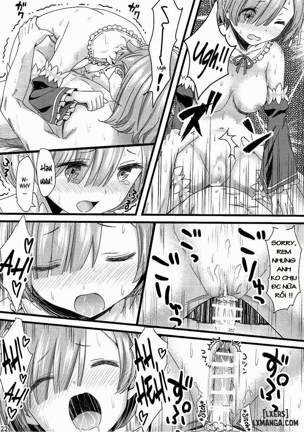 HentaiVN.net - Ảnh 21 - Re: Zero Kara Hajimeru Isekai Icha Love Seikatsu [Câu chuyện tình của Rem và Subaru] - Chap 1