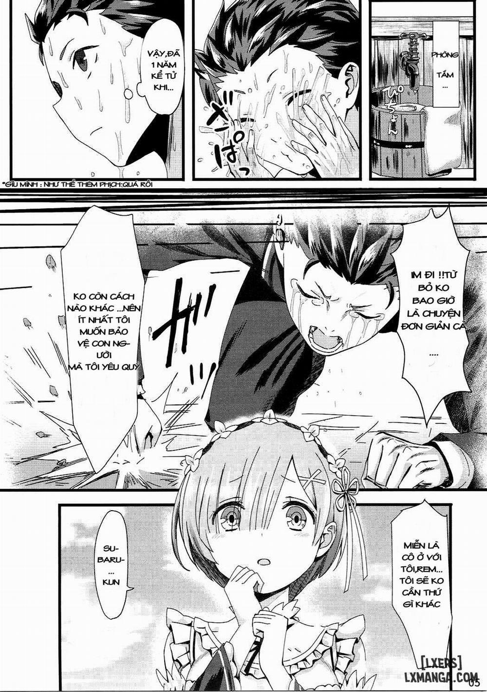 HentaiVN.net - Ảnh 4 - Re: Zero Kara Hajimeru Isekai Icha Love Seikatsu [Câu chuyện tình của Rem và Subaru] - Chap 1