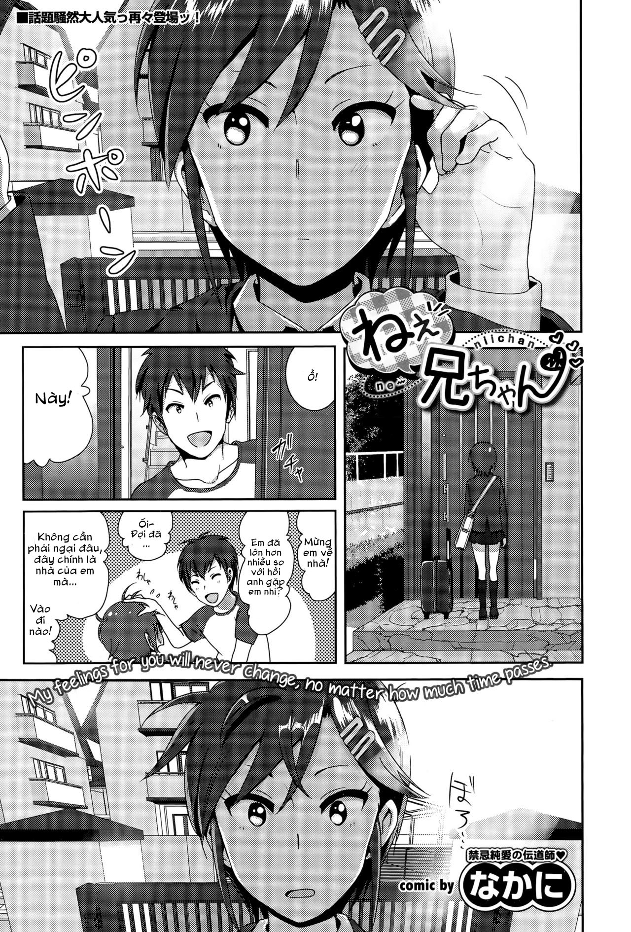 HentaiVN.net - Ảnh 3 - ne~ niichan [ねぇ兄ちゃん] - Chap 1