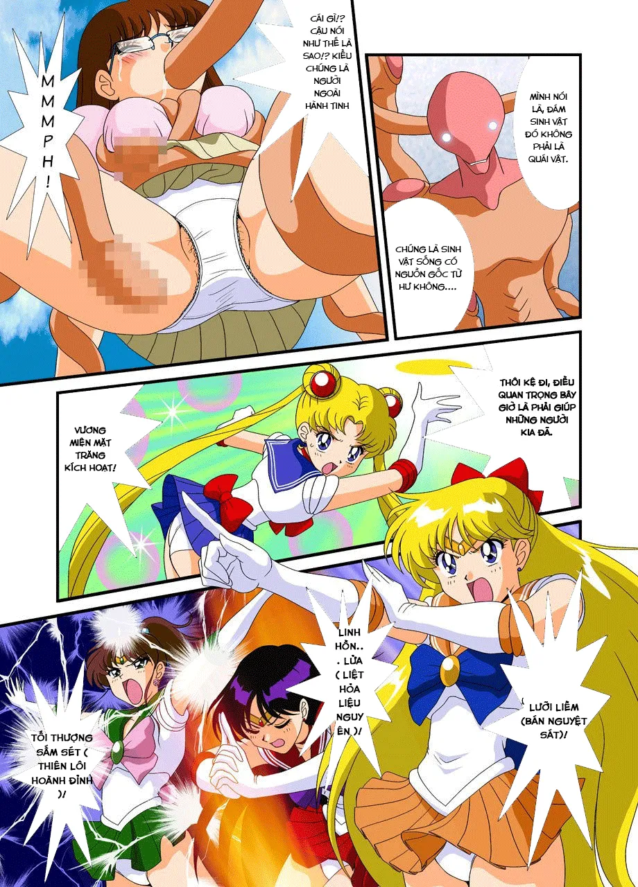 HentaiVN.net - Ảnh 3 - Bishoujo Senshi Sailor Moon Yuusei kara no Hanshoku-sha (Sailor Moon) [Pretty Soldier Sailor M**n: Breeders from Another World] - Chap 1