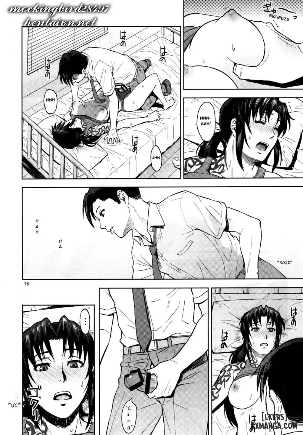 HentaiVN.net - Ảnh 15 - [Azasuke Wind] (BLACK LAGOON) [SECRET; Sick From Drinking; Threaten] - Chap 1
