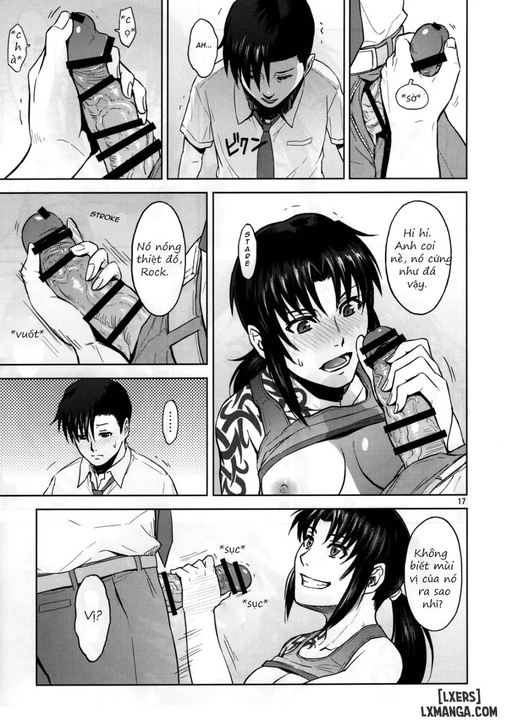 HentaiVN.net - Ảnh 16 - [Azasuke Wind] (BLACK LAGOON) [SECRET; Sick From Drinking; Threaten] - Chap 1