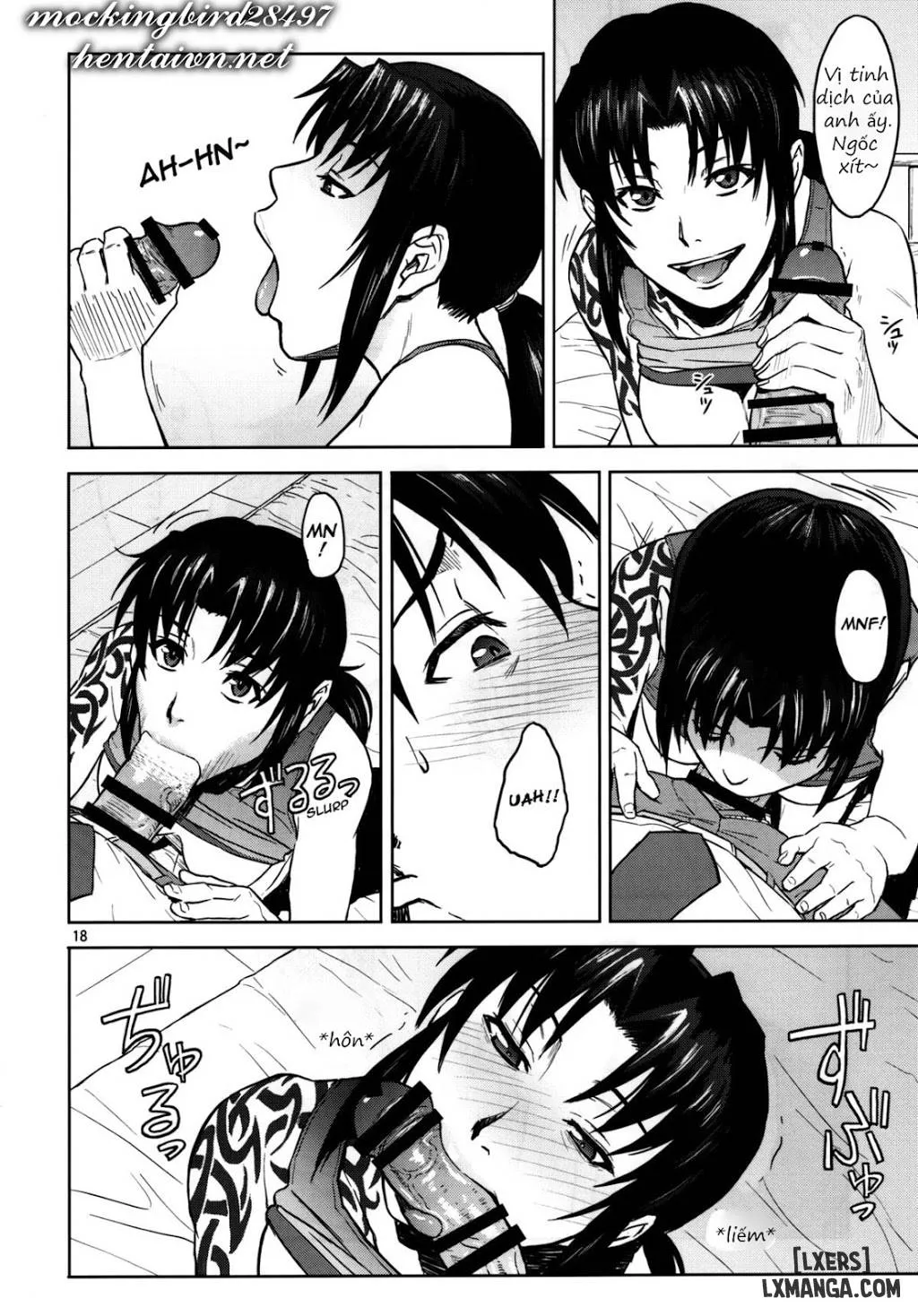 HentaiVN.net - Ảnh 17 - [Azasuke Wind] (BLACK LAGOON) [SECRET; Sick From Drinking; Threaten] - Chap 1