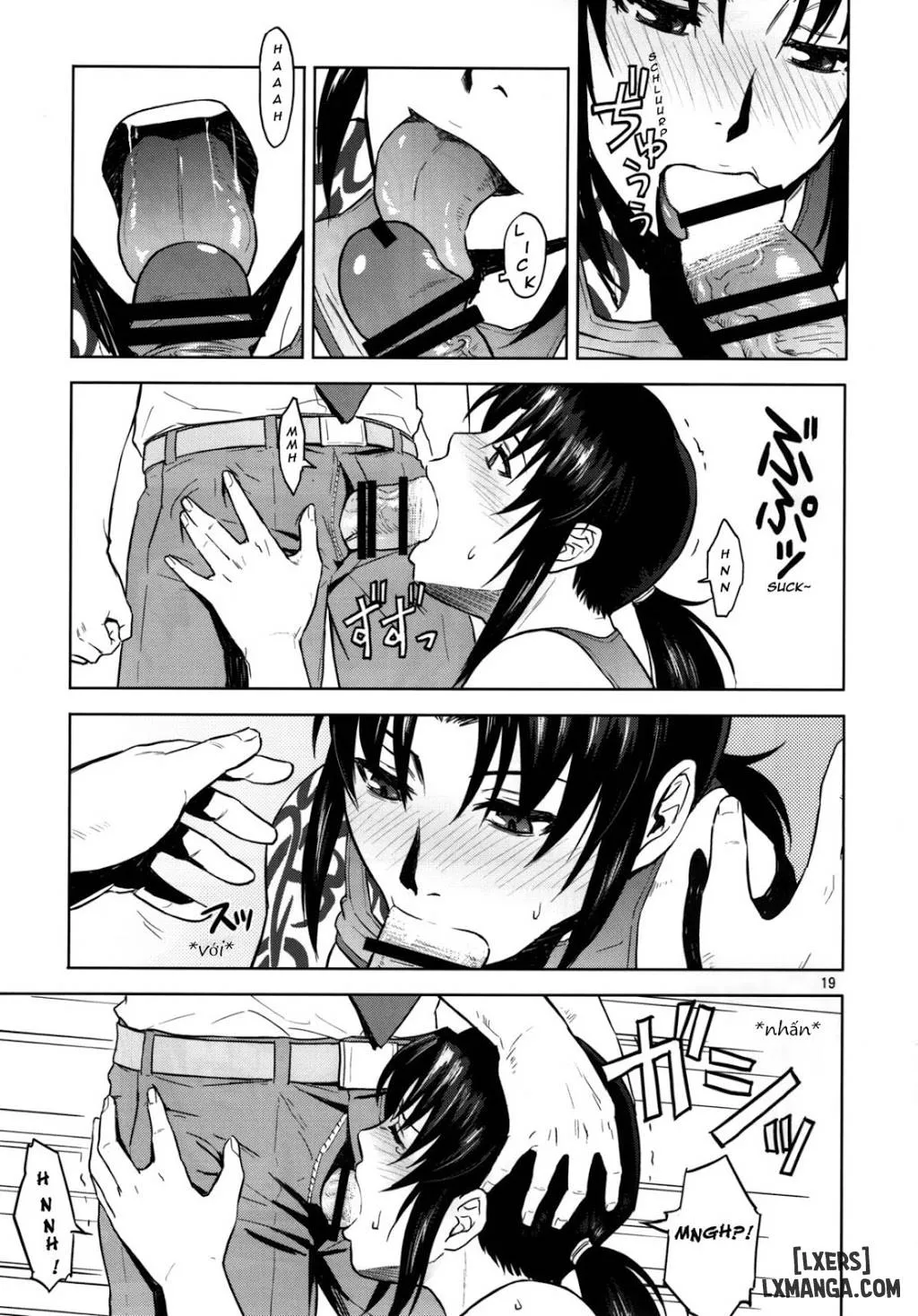 HentaiVN.net - Ảnh 18 - [Azasuke Wind] (BLACK LAGOON) [SECRET; Sick From Drinking; Threaten] - Chap 1