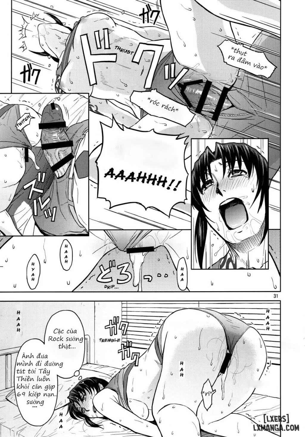 HentaiVN.net - Ảnh 30 - [Azasuke Wind] (BLACK LAGOON) [SECRET; Sick From Drinking; Threaten] - Chap 1