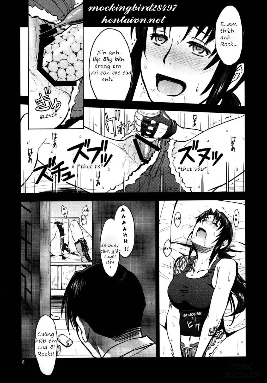 HentaiVN.net - Ảnh 7 - [Azasuke Wind] (BLACK LAGOON) [SECRET; Sick From Drinking; Threaten] - Chap 1