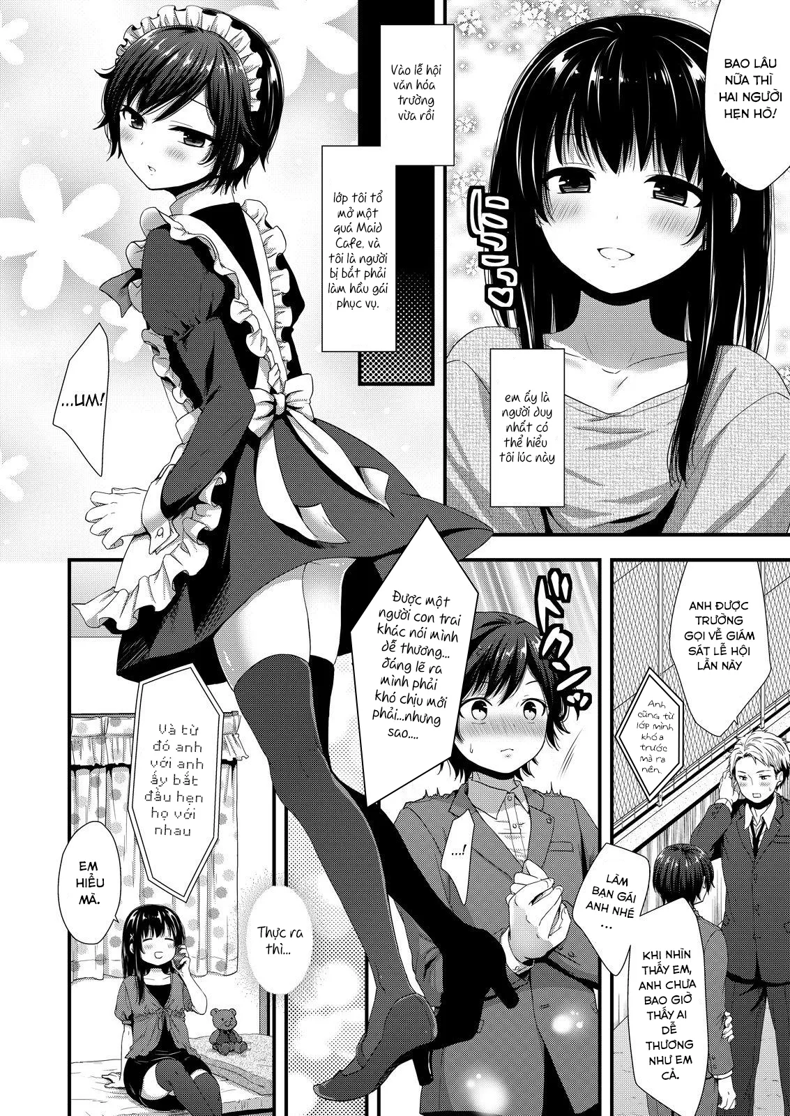 HentaiVN.net - Ảnh 3 - ReaJuu Bitch Switch - Chap 1