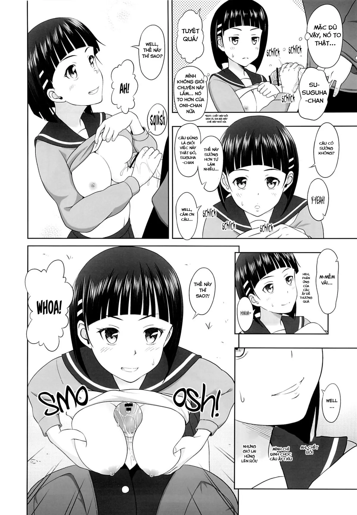 HentaiVN.net - Ảnh 8 - Suguha no Usuusu na Ehon 2 (Sword Art Online) [Suguha's Thin Picture Book 2] - Chap 1