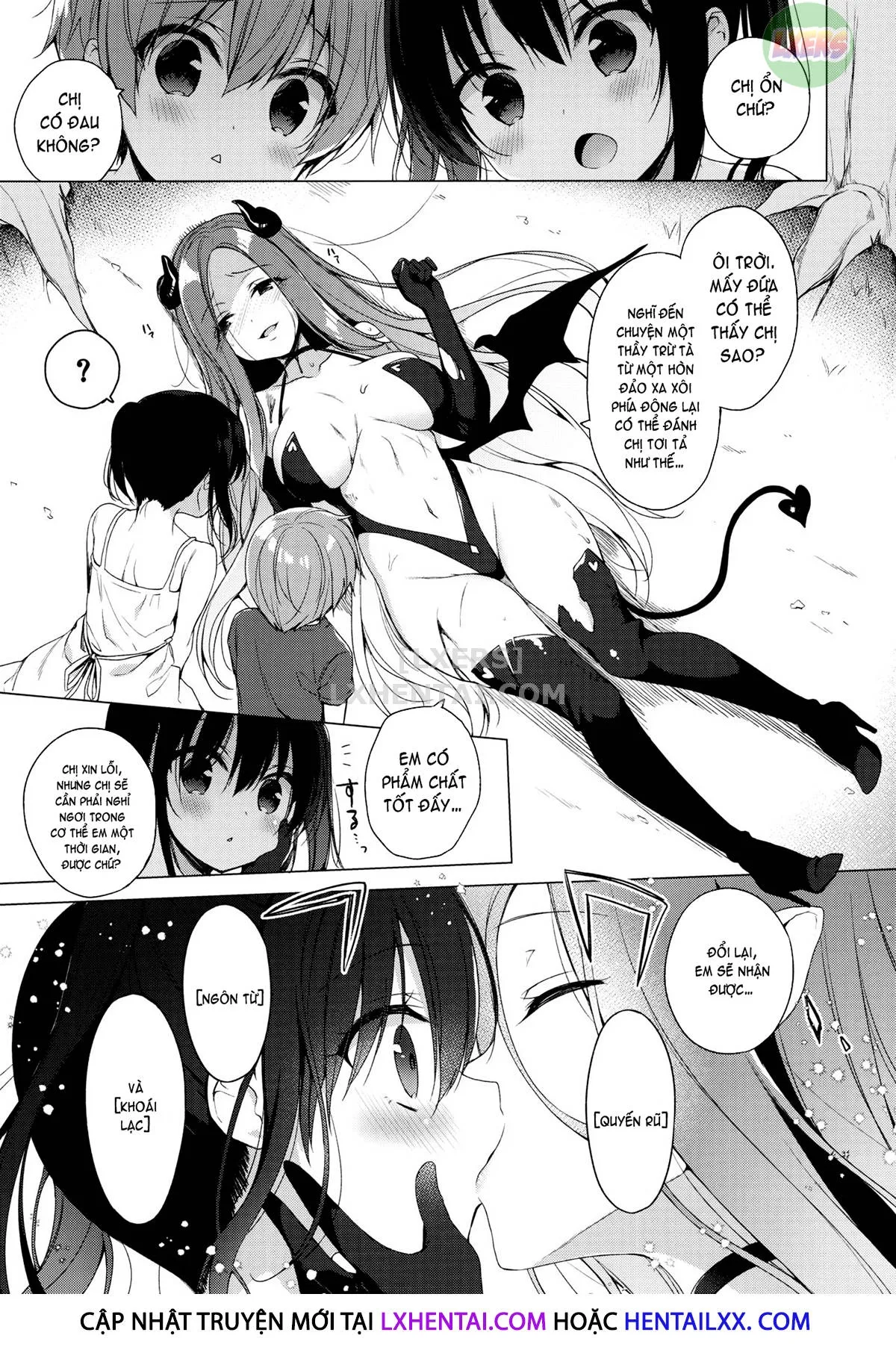 HentaiVN.net - Ảnh 6 - Things That The Demi-Succubus Onee-Chan Wants To Show Me [Succubus-Kei Onee-Chan Wa Misetagari] - Chap 1