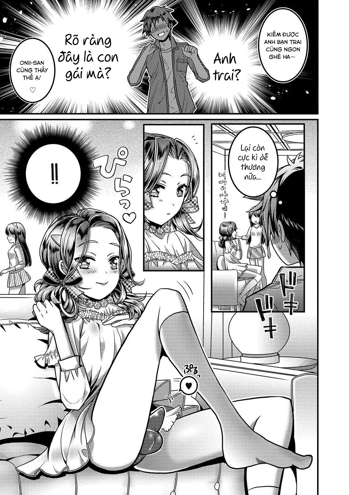 HentaiVN.net - Ảnh 3 - Kanojo no Onii-chan ga Koakuma Yuuwaku Shitekimasu - Chap 1