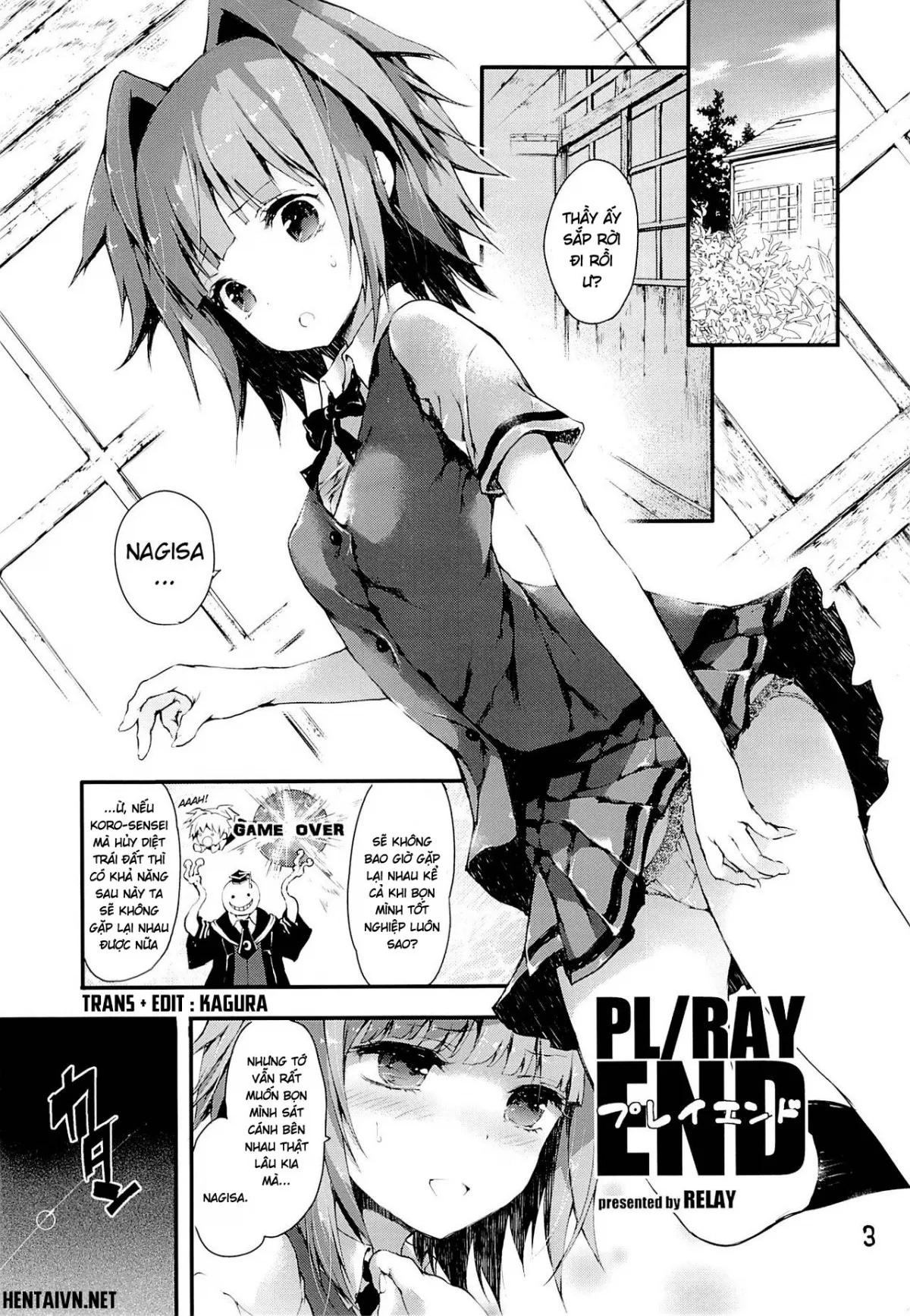 HentaiVN.net - Ảnh 3 - PL RAY END (Ansatsu Kyoushitsu) [PL/RAY END] - Chap 1