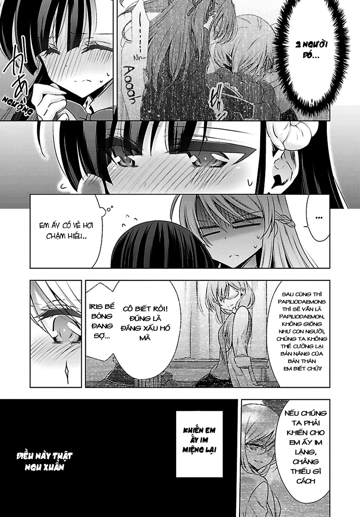 HentaiVN.net - Ảnh 35 - Kyuuketsuki-chan to Kouhai-chan - Chap 1