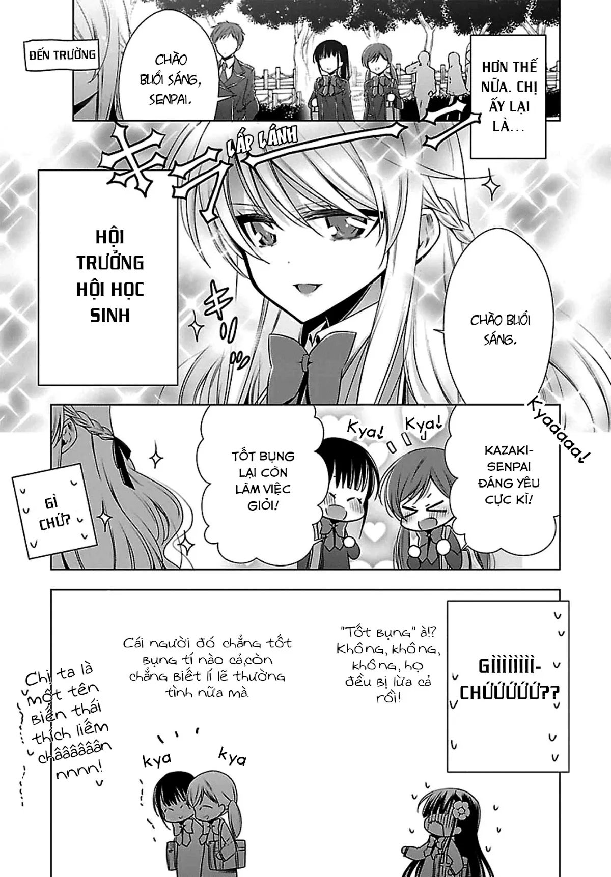 HentaiVN.net - Ảnh 4 - Kyuuketsuki-chan to Kouhai-chan - Chap 2