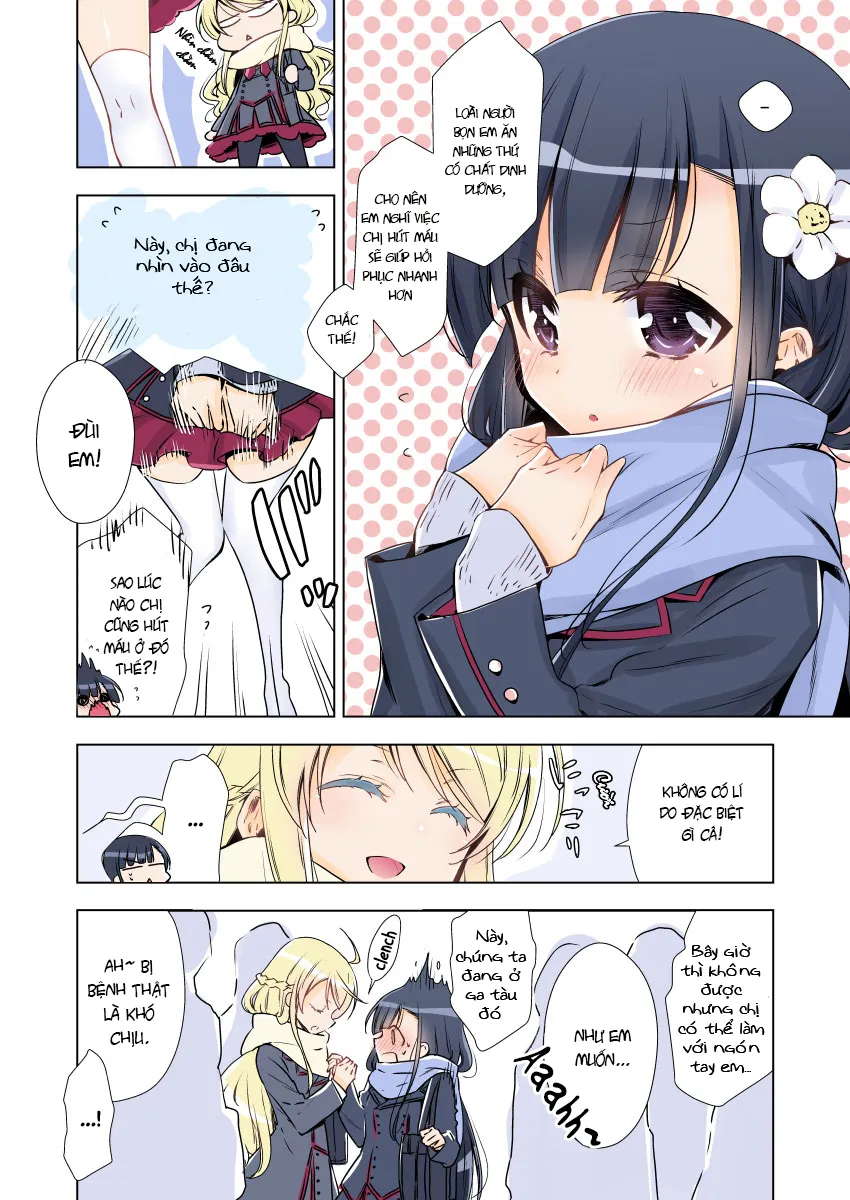 HentaiVN.net - Ảnh 11 - Kyuuketsuki-chan to Kouhai-chan - Chap 3