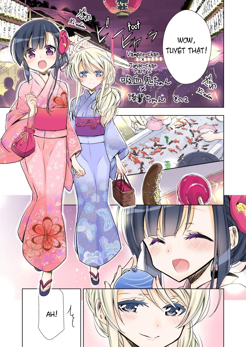 HentaiVN.net - Ảnh 6 - Kyuuketsuki-chan to Kouhai-chan - Chap 3
