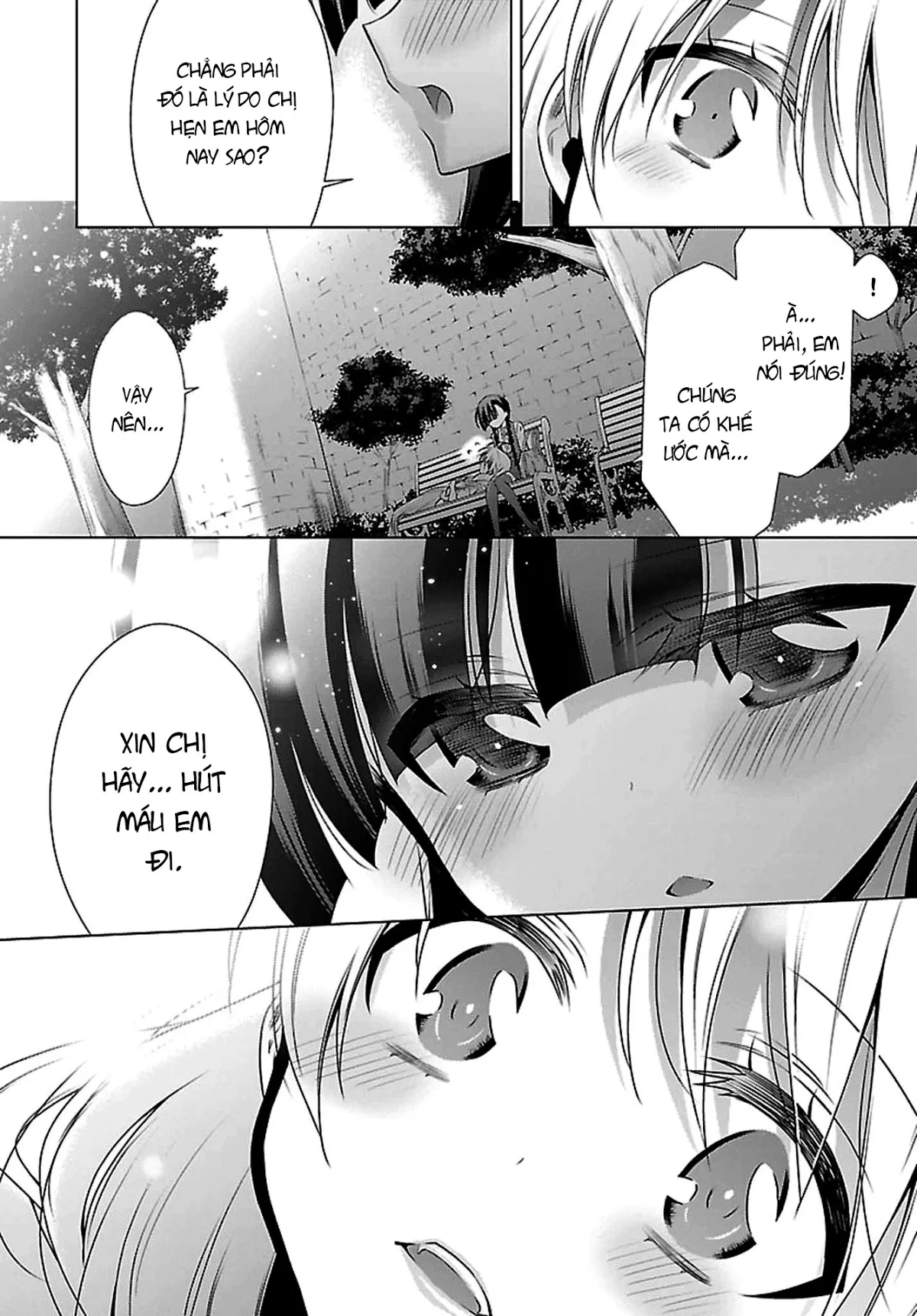 HentaiVN.net - Ảnh 15 - Kyuuketsuki-chan to Kouhai-chan - Chap 4