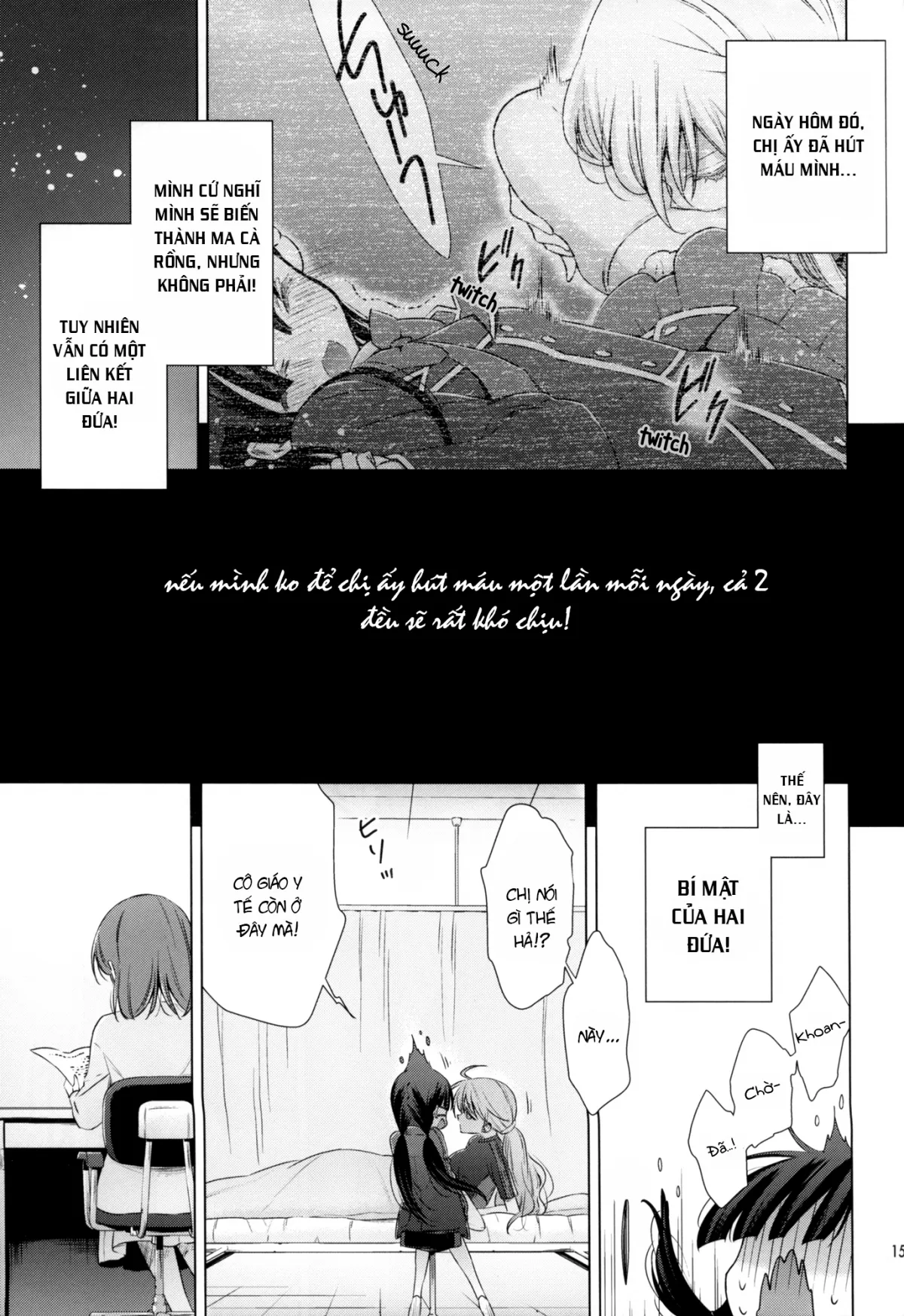 HentaiVN.net - Ảnh 29 - Kyuuketsuki-chan to Kouhai-chan - Chap 9