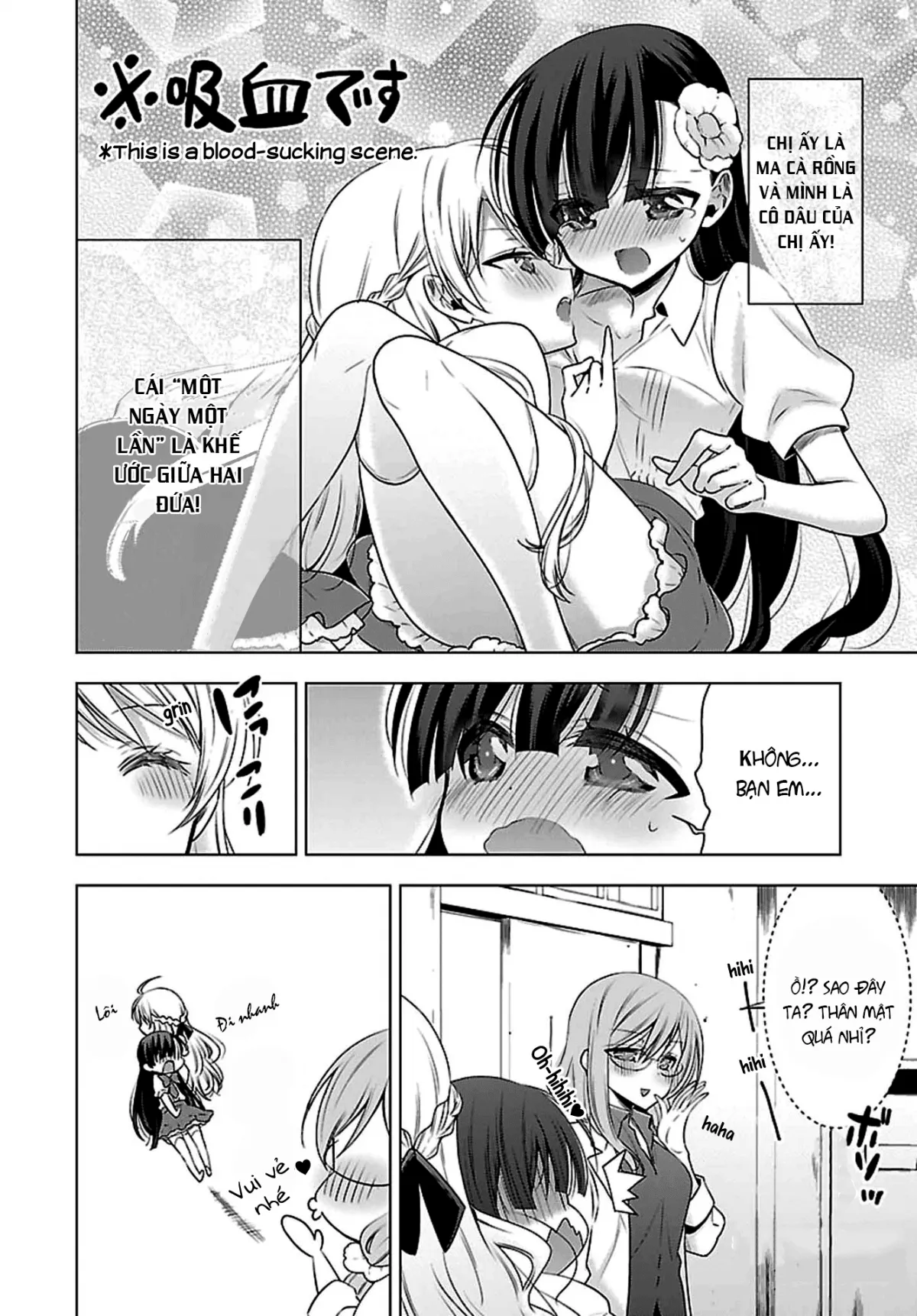 HentaiVN.net - Ảnh 5 - Kyuuketsuki-chan to Kouhai-chan - Chap 9