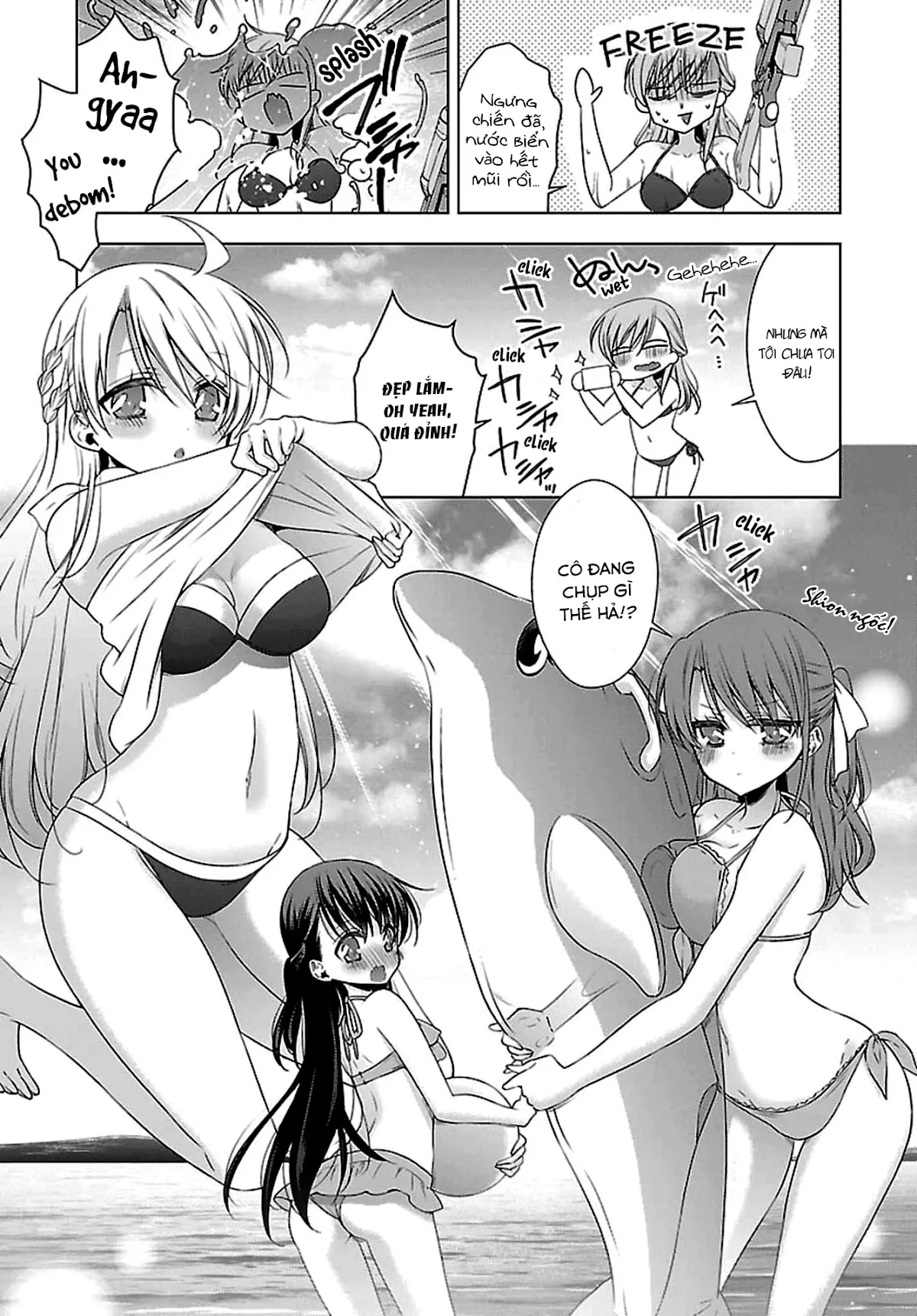 HentaiVN.net - Ảnh 7 - Kyuuketsuki-chan to Kouhai-chan - Chap 13