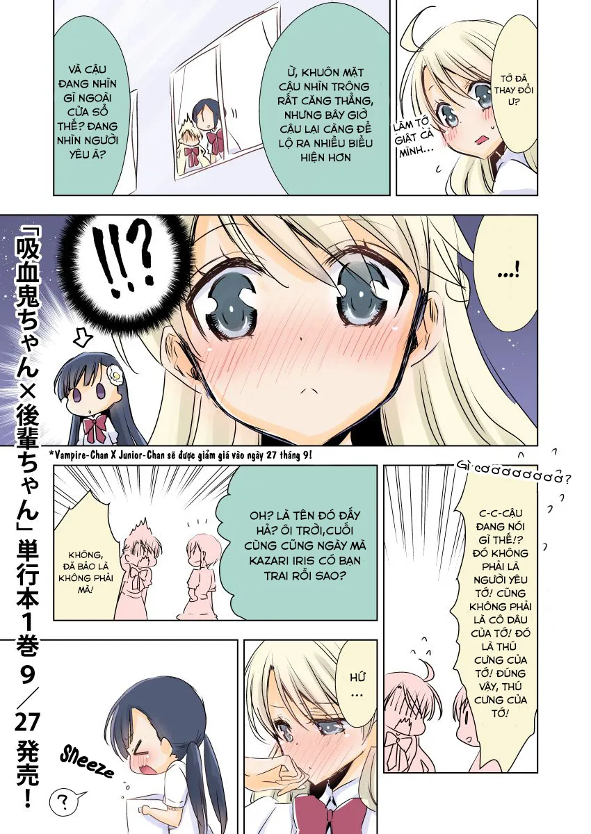 HentaiVN.net - Ảnh 15 - Kyuuketsuki-chan to Kouhai-chan - Chap 15