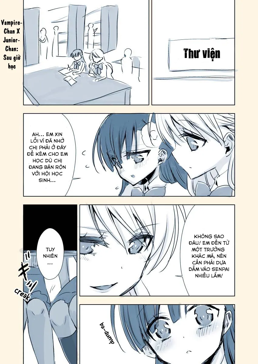HentaiVN.net - Ảnh 16 - Kyuuketsuki-chan to Kouhai-chan - Chap 15