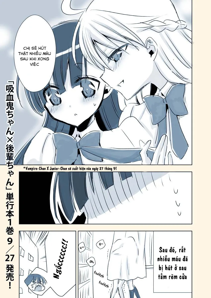 HentaiVN.net - Ảnh 17 - Kyuuketsuki-chan to Kouhai-chan - Chap 15