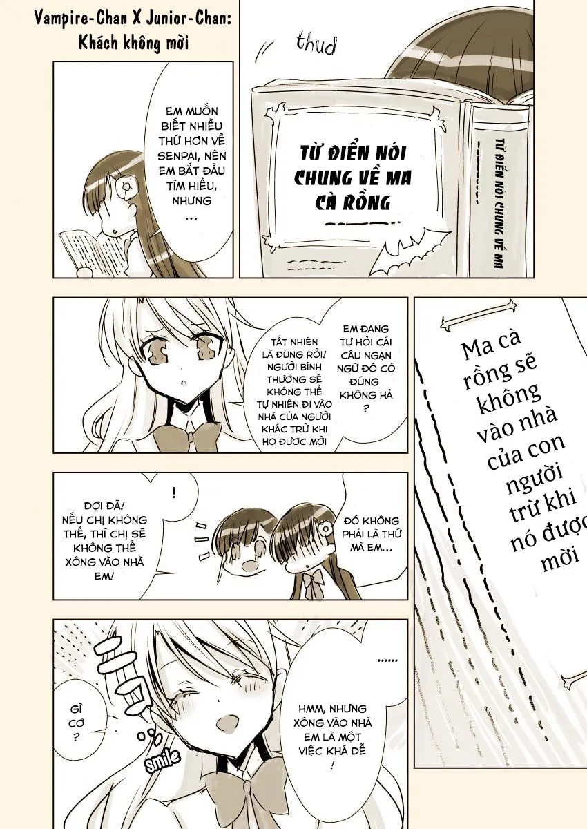 HentaiVN.net - Ảnh 18 - Kyuuketsuki-chan to Kouhai-chan - Chap 15