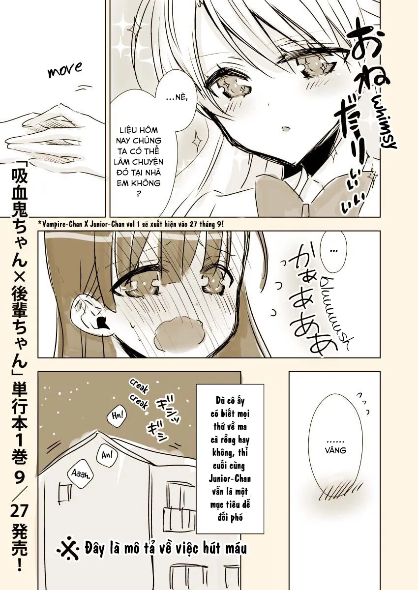 HentaiVN.net - Ảnh 19 - Kyuuketsuki-chan to Kouhai-chan - Chap 15