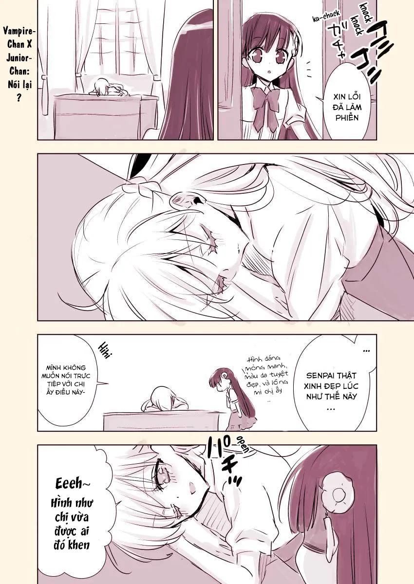 HentaiVN.net - Ảnh 20 - Kyuuketsuki-chan to Kouhai-chan - Chap 15