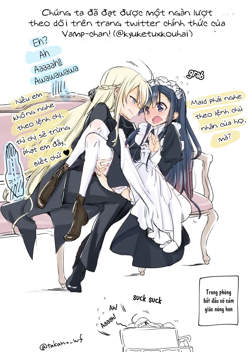 HentaiVN.net - Ảnh 3 - Kyuuketsuki-chan to Kouhai-chan - Chap 15