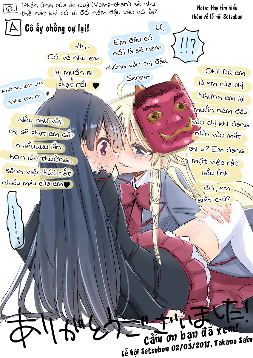 HentaiVN.net - Ảnh 4 - Kyuuketsuki-chan to Kouhai-chan - Chap 15