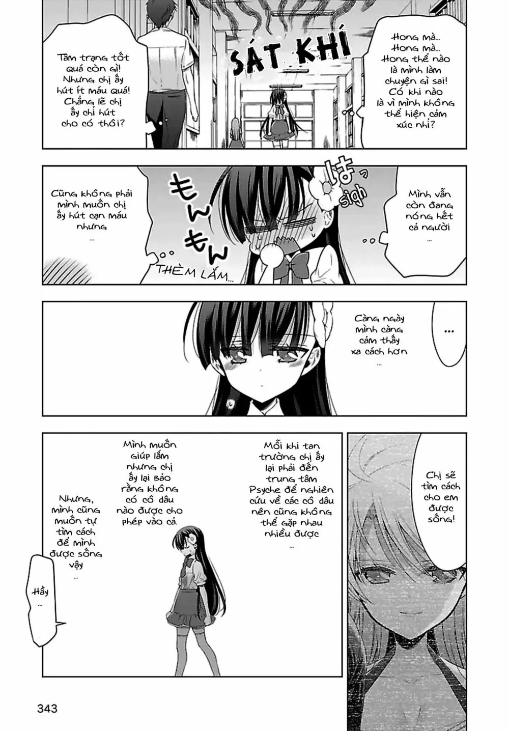 HentaiVN.net - Ảnh 8 - Kyuuketsuki-chan to Kouhai-chan - Chap 16