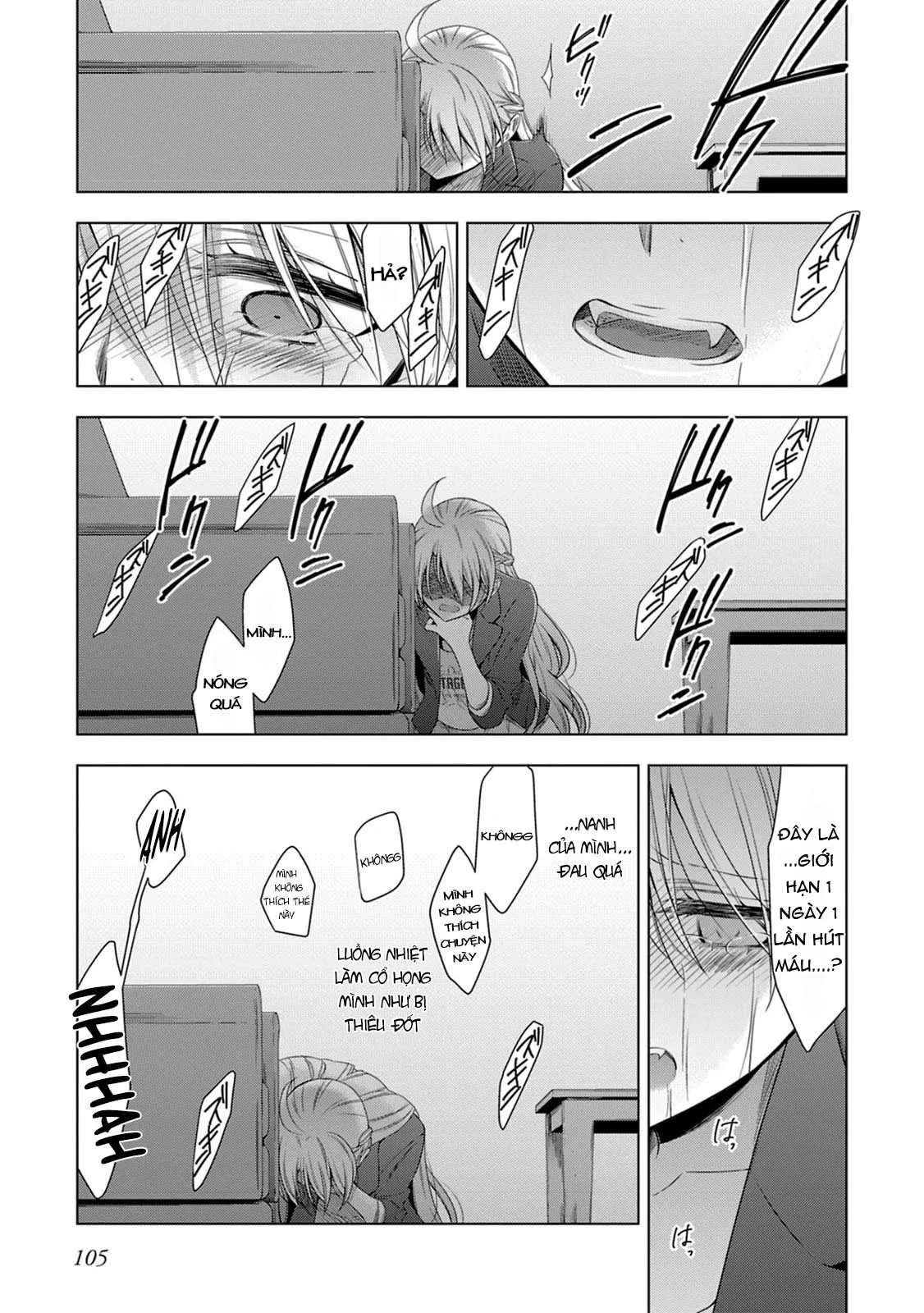 HentaiVN.net - Ảnh 6 - Kyuuketsuki-chan to Kouhai-chan - Chap 19