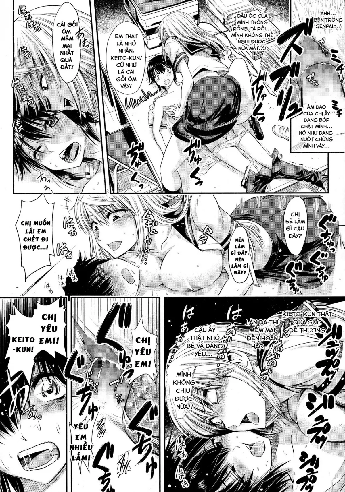 HentaiVN.net - Ảnh 11 - Chị Senpai và bé Kouhai dễ thương! [Keito-kun to Senpai no Kyouki na Nichijou, Keito-kun’s and Senpai’s Insane Everyday Life] - Chap 1