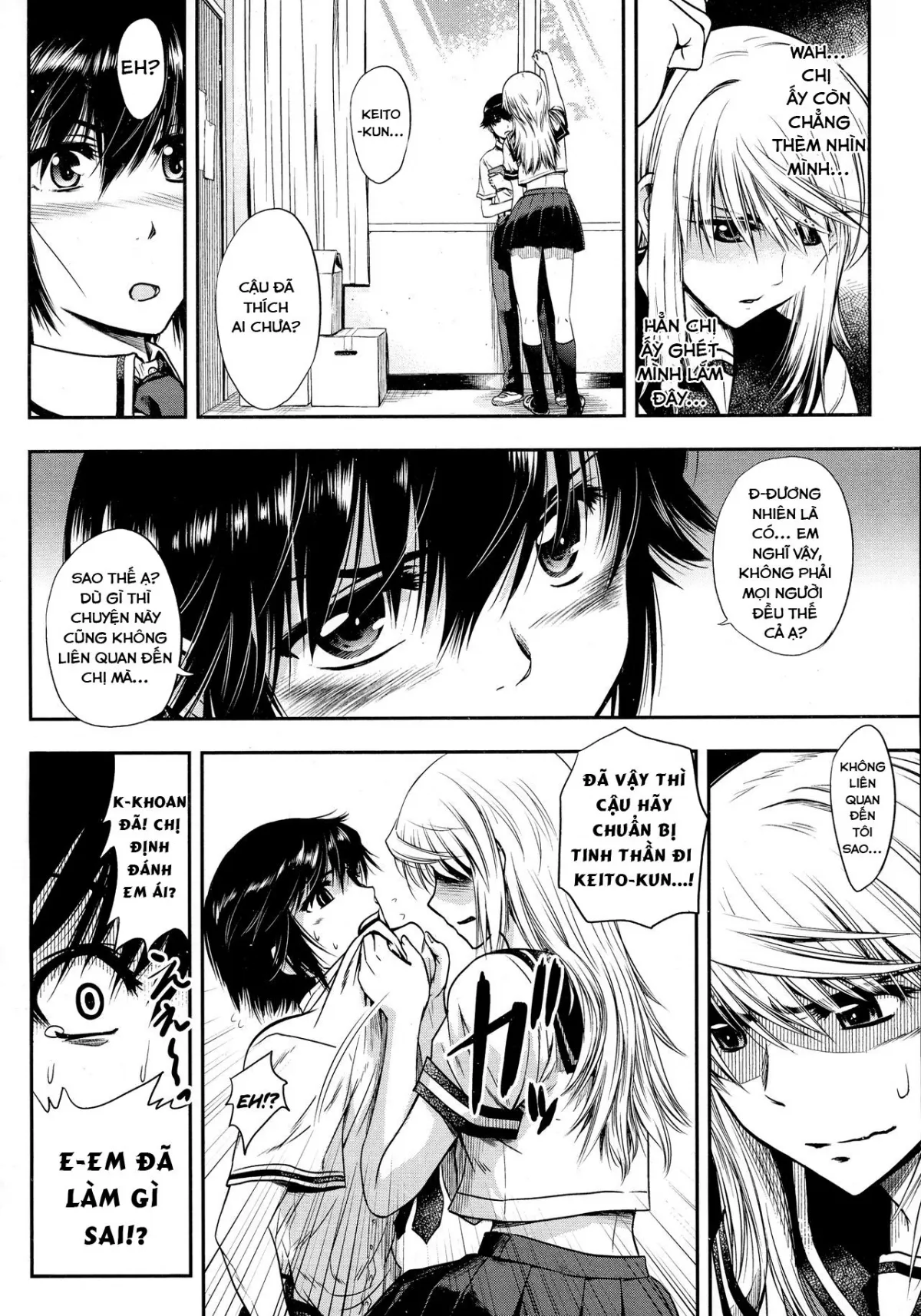HentaiVN.net - Ảnh 3 - Chị Senpai và bé Kouhai dễ thương! [Keito-kun to Senpai no Kyouki na Nichijou, Keito-kun’s and Senpai’s Insane Everyday Life] - Chap 1