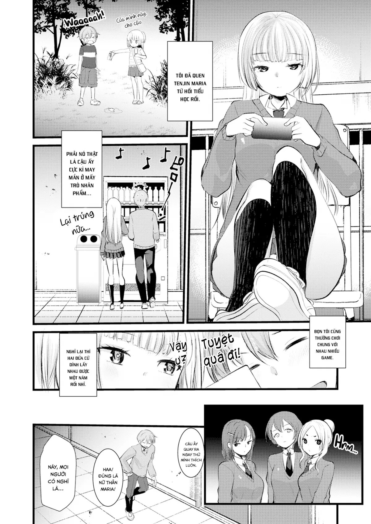 HentaiVN.net - Ảnh 3 - Làm ơn, Nữ Thần của tôi! [Please, My Goddess ❤] - Chap 1
