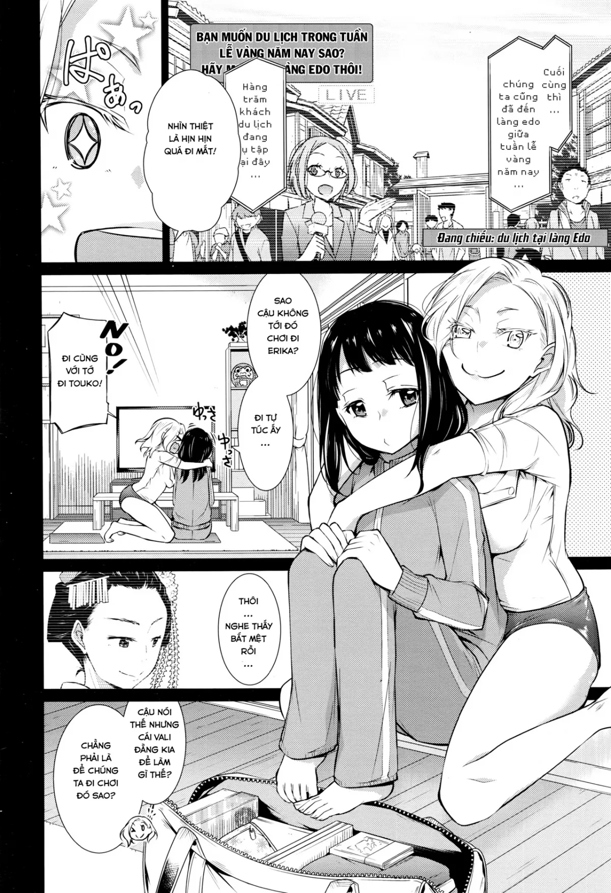 HentaiVN.net - Ảnh 4 - Ý Trời Dẫn Em Đến Ngôi Làng Phò! [おいでよ！遊女の里] - Chap 1