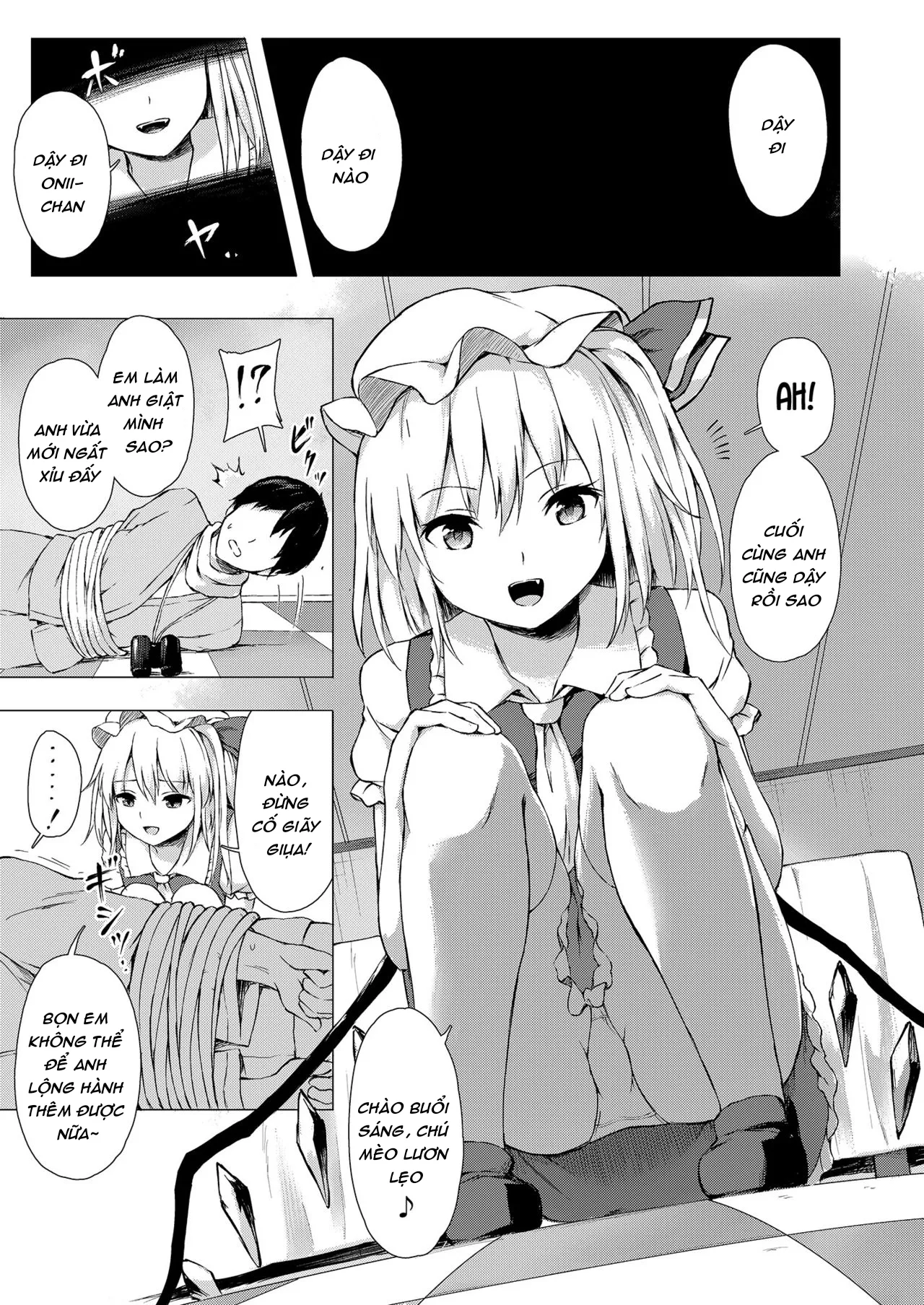 HentaiVN.net - Ảnh 3 - Flan-chan và chiếc máy dập (Touhou) [Flan-chan no Omou ga Mama ni] - Chap 1