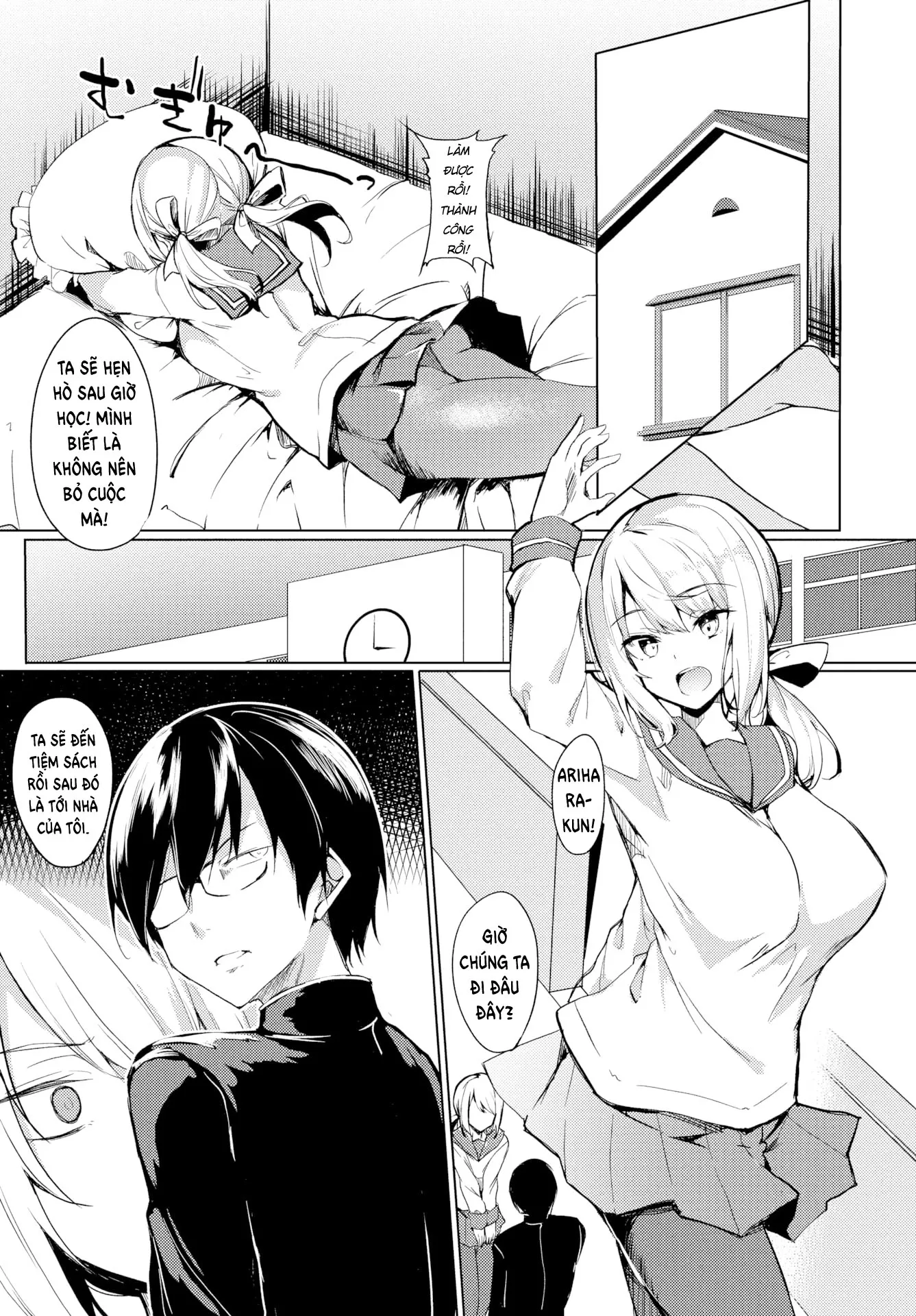 HentaiVN.net - Ảnh 5 - Em muốn được anh ra bên trong ❤ [I Want You to Bully Me ❤] - Chap 1