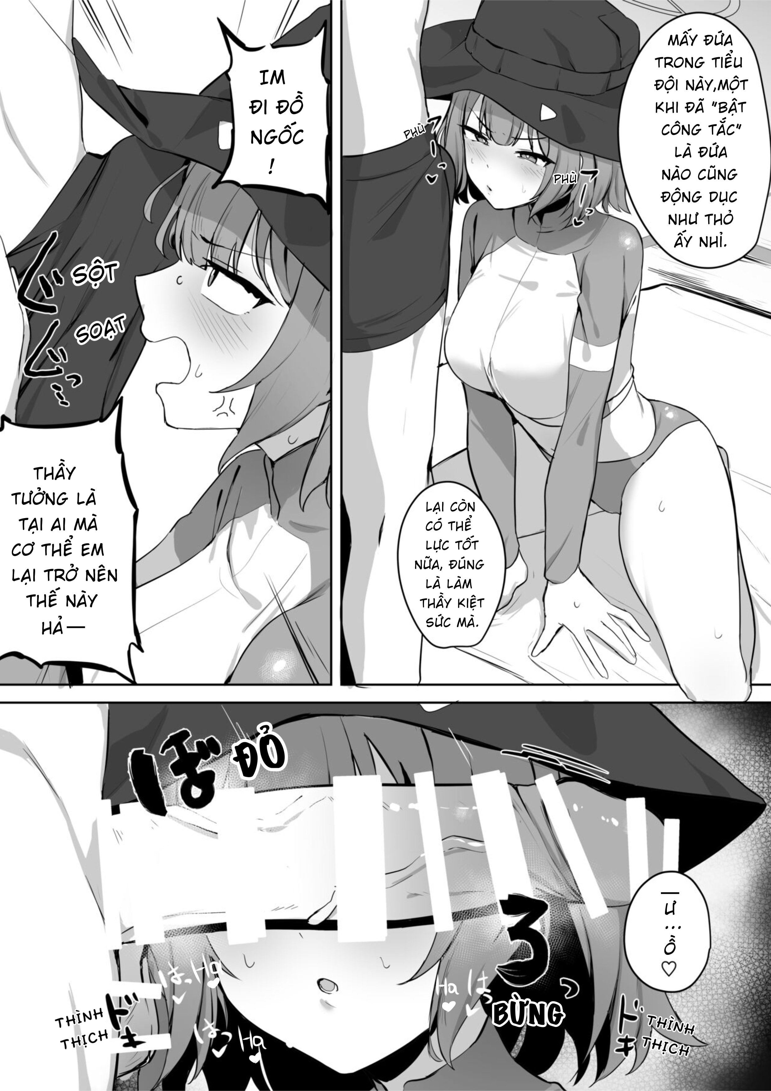 HentaiVN.net - Ảnh 3 - SAKI VỚI VẺ NGOÀI TRONG SUỐT [Blue Archive] - Chap 2