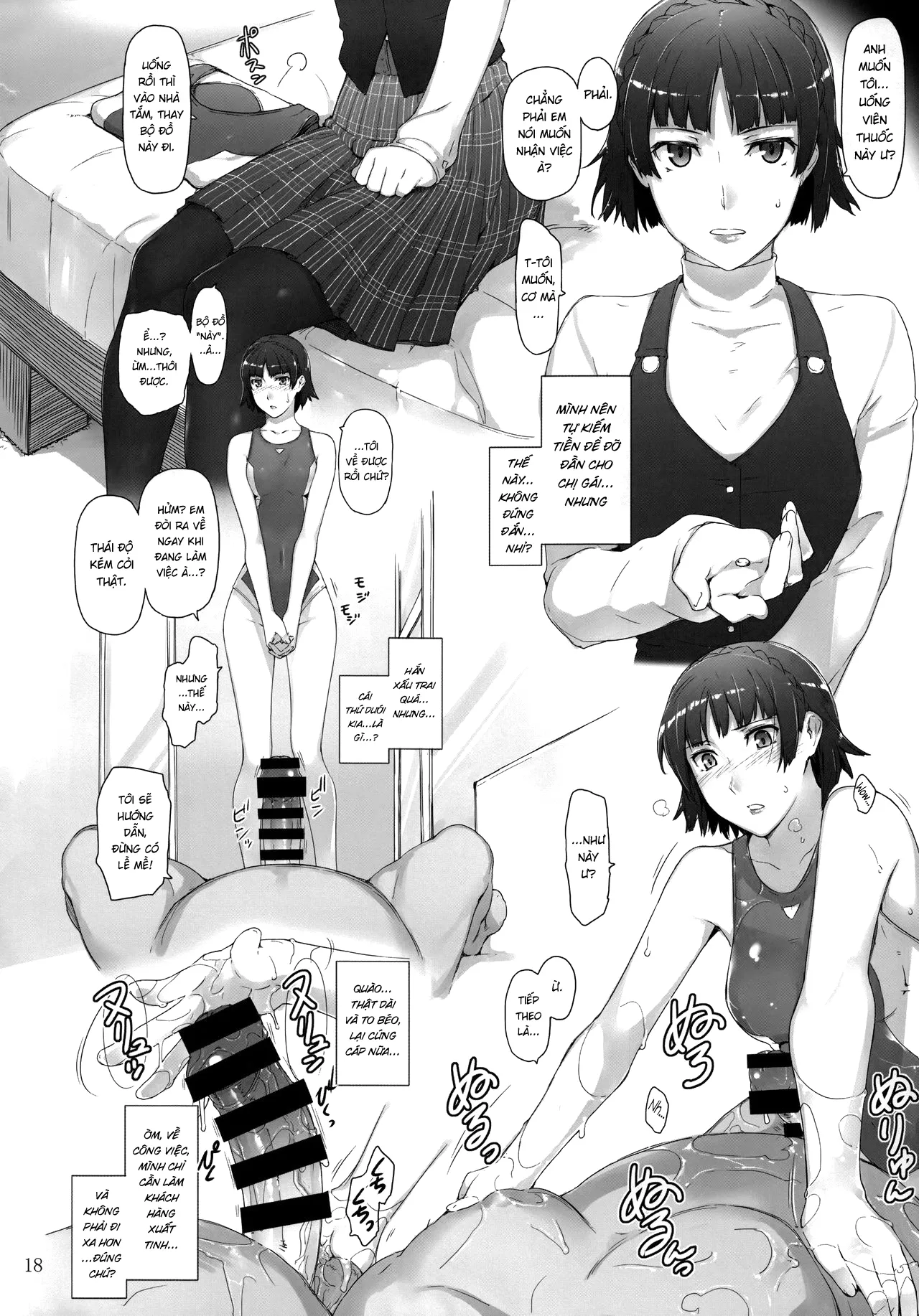 HentaiVN.net - Ảnh 17 - Băng cướp Trái tim - Chinh phục Phụ nữ - Chap 1