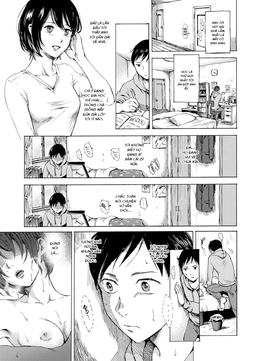 HentaiVN.net - Ảnh 4 - I Can Hear Your Voice [Tôi có thễ nghe thấy tiếng chị ấy] - Chap 1