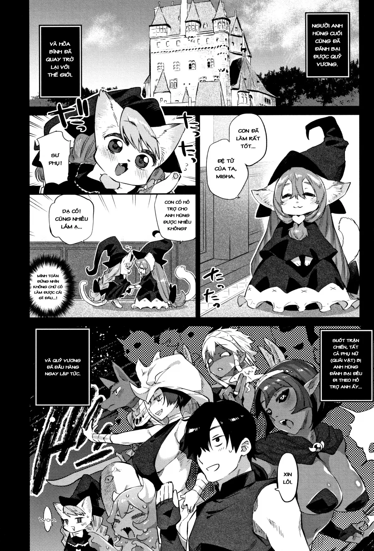 HentaiVN.net - Ảnh 4 - Anh Hùng Ăn Tạp - Phần cuối [Omnivorous Hero: Final Supper] - Chap 1
