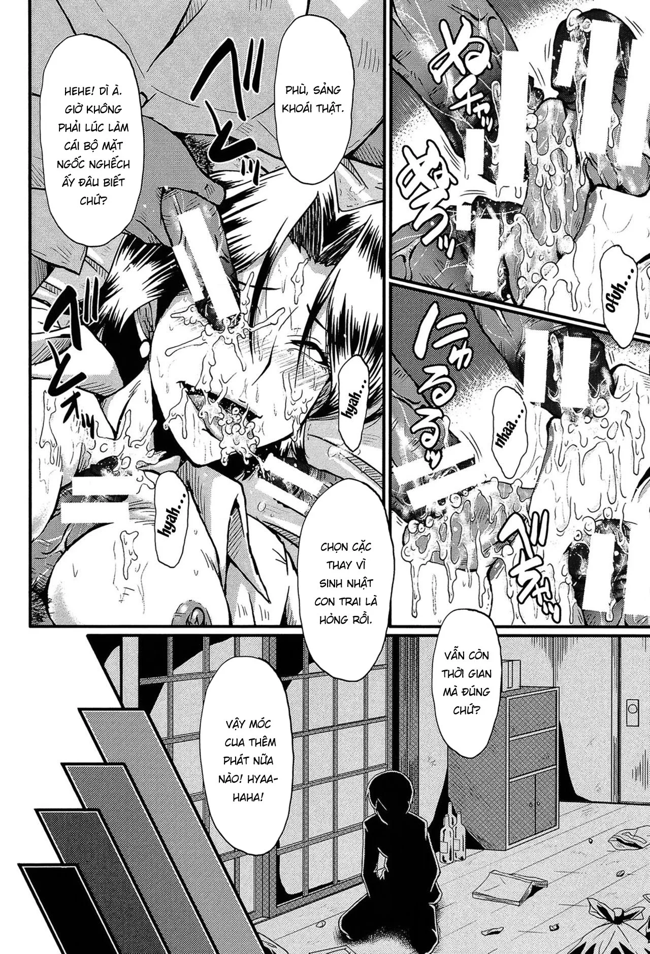 HentaiVN.net - Ảnh 20 - Món quà sinh nhật của tôi [Haha no Okurimono ; 母の贈り物] - Chap 1