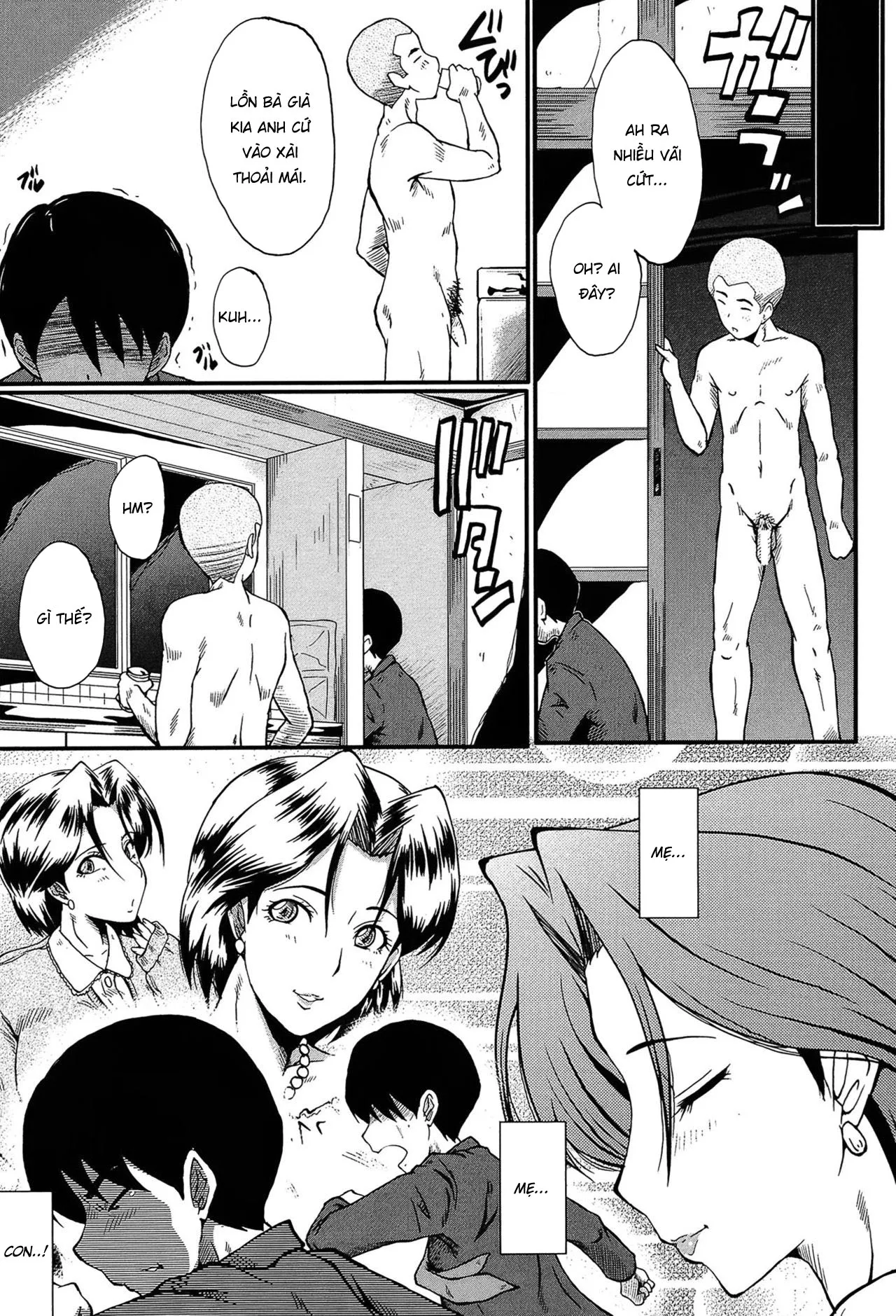 HentaiVN.net - Ảnh 21 - Món quà sinh nhật của tôi [Haha no Okurimono ; 母の贈り物] - Chap 1