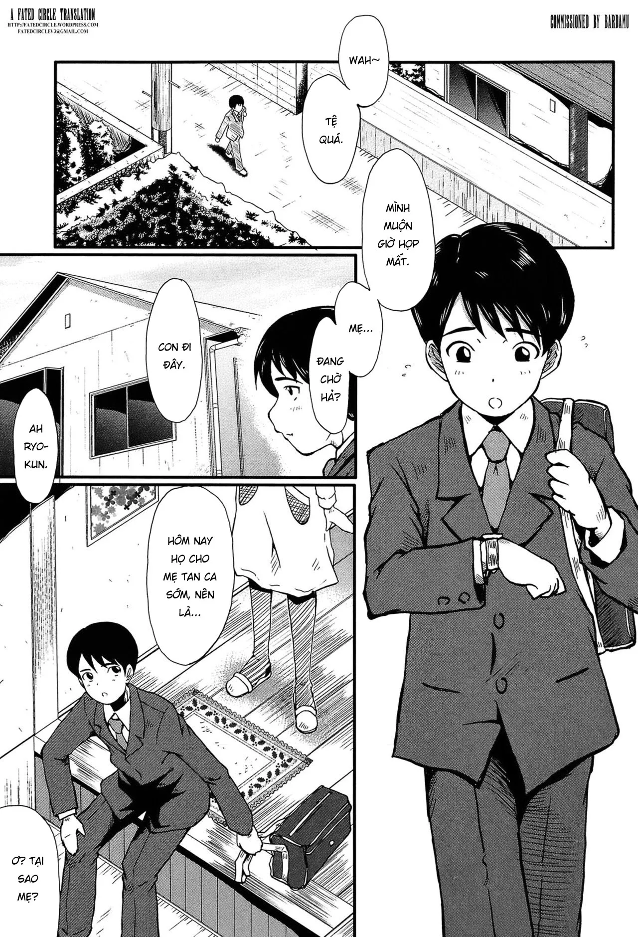 HentaiVN.net - Ảnh 3 - Món quà sinh nhật của tôi [Haha no Okurimono ; 母の贈り物] - Chap 1