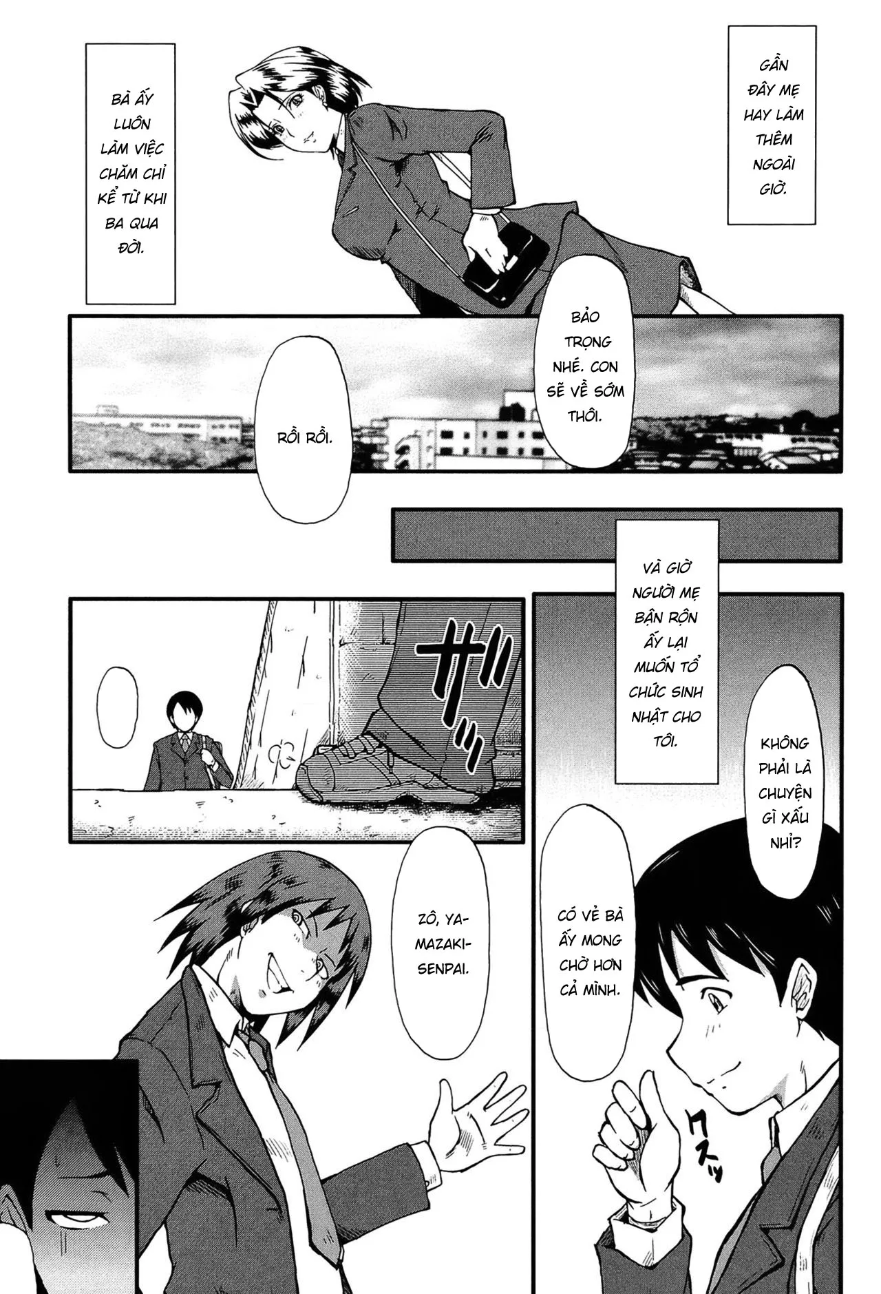 HentaiVN.net - Ảnh 5 - Món quà sinh nhật của tôi [Haha no Okurimono ; 母の贈り物] - Chap 1