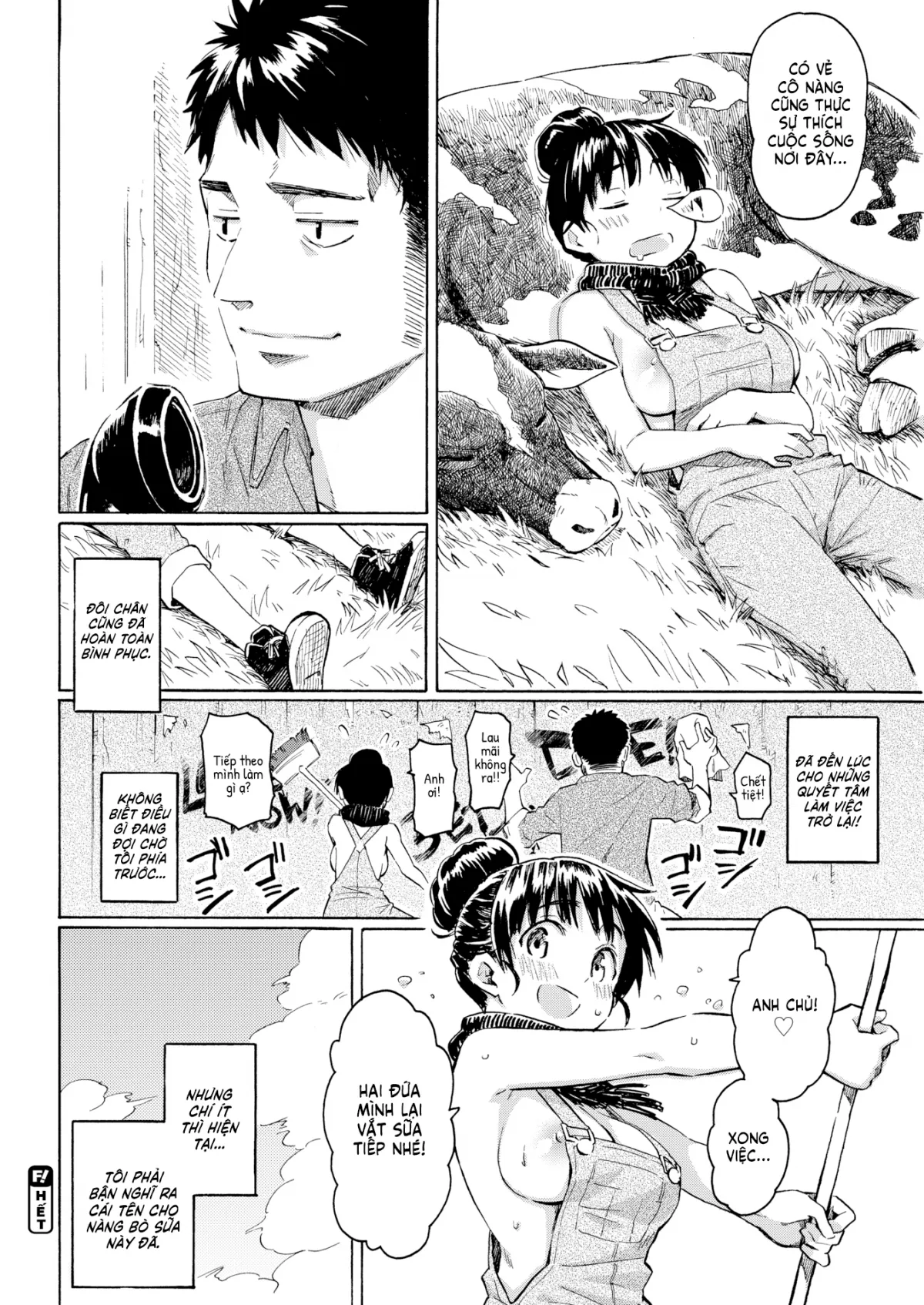 HentaiVN.net - Ảnh 21 - Chăn Bò Ngày Xuân [はるの牛飼い; Haru no Ushikai; Springtime Cow Rearing] - Chap 1