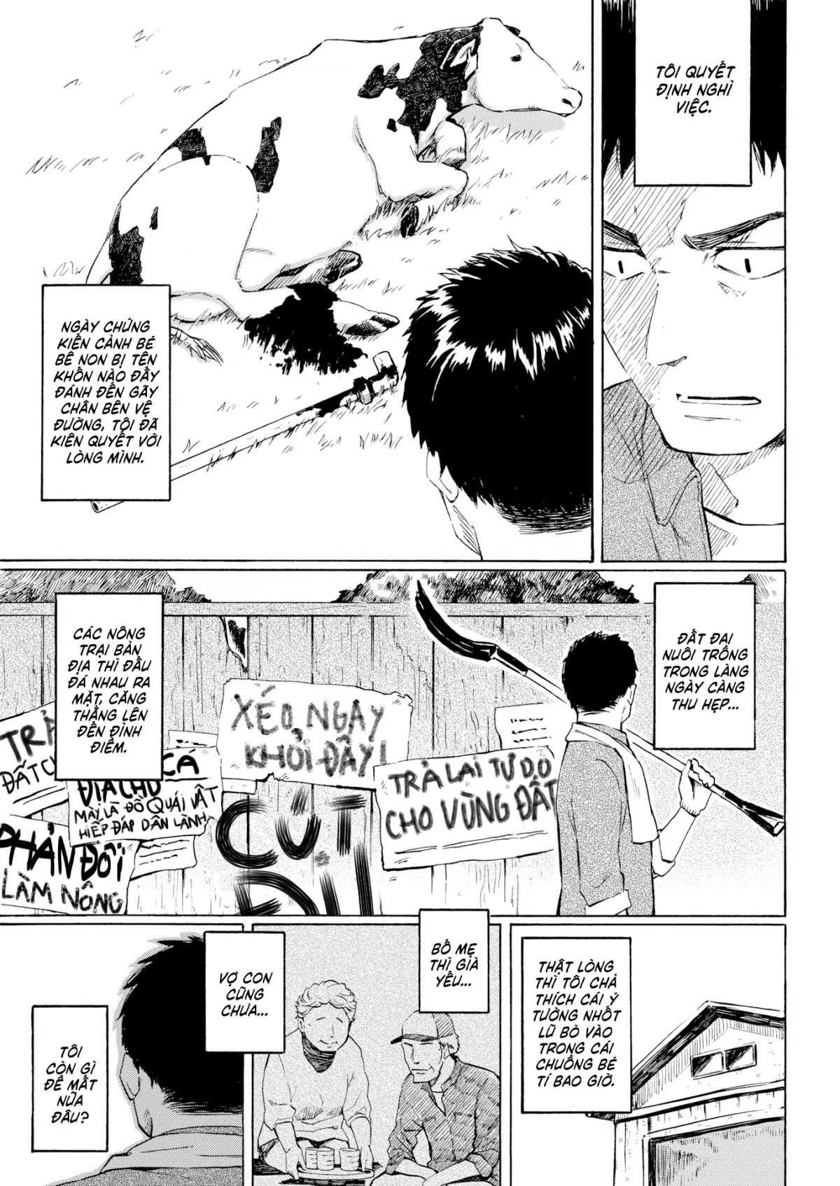 HentaiVN.net - Ảnh 4 - Chăn Bò Ngày Xuân [はるの牛飼い; Haru no Ushikai; Springtime Cow Rearing] - Chap 1